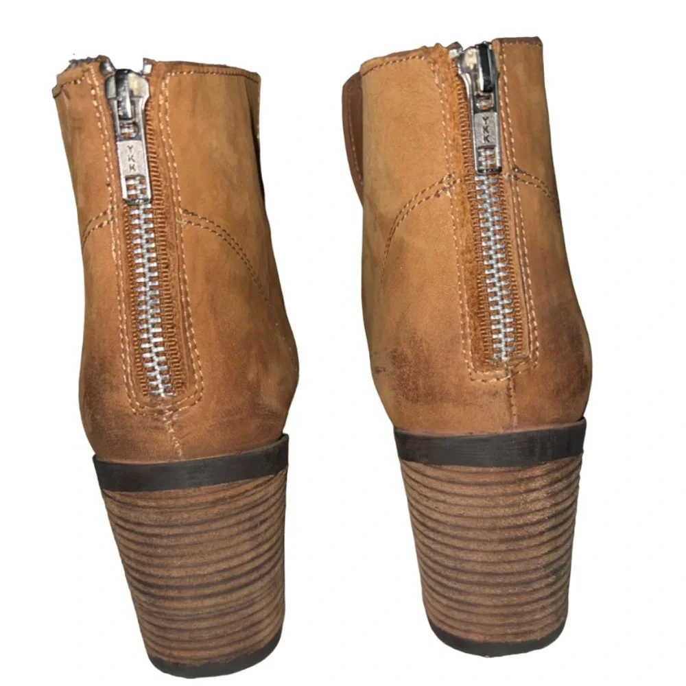 Steve Madden leather tan‎ pawel western oiled booties